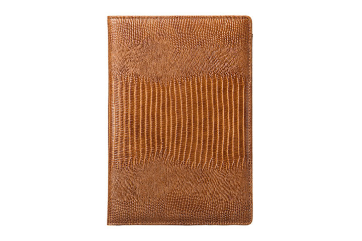 Qble_alligator-bonded-leather_memo-pad_camel_front